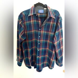 Pendleton Vintage 90s Lodge Shirt Wool USA Made Plaid